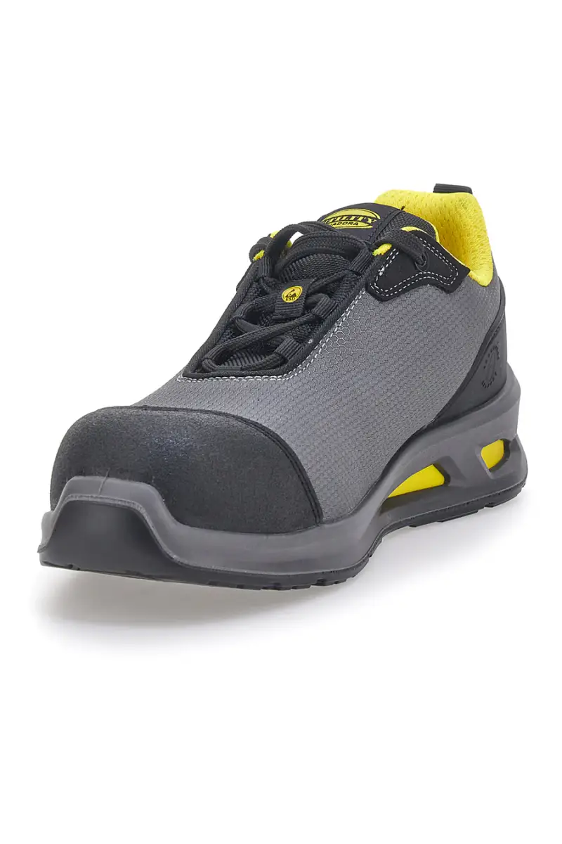 Scarpe antinfortunistiche grigie ammortizzate Softbox ESD metal free Diadora Smart Softbox Low S1PL [GRIGIO] miniatura 4