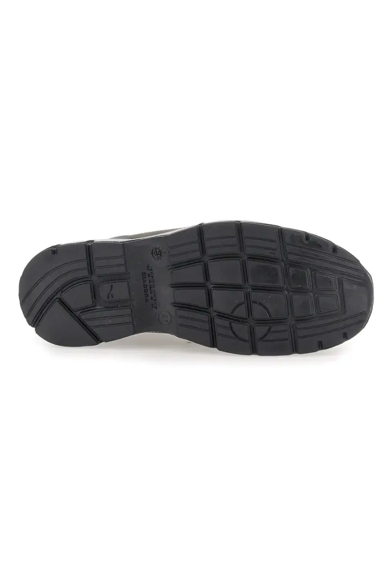 Scarpe antinfortunistiche grigie in pelle Diadora Run Mid [GRIGIO] miniatura 5