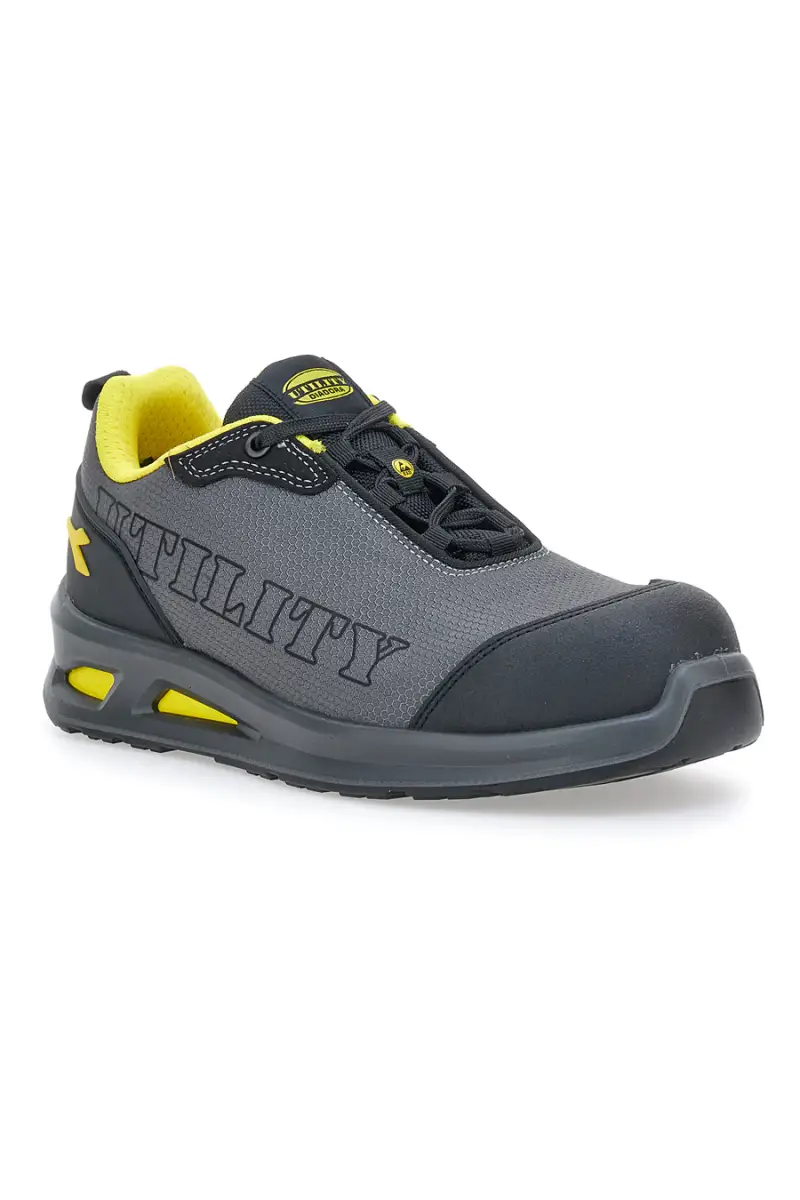 Scarpe antinfortunistiche grigie S1PL FO SR ESD leggere Diadora Smart Softbox Low [GRIGIO ACCIAIO] miniatura 5