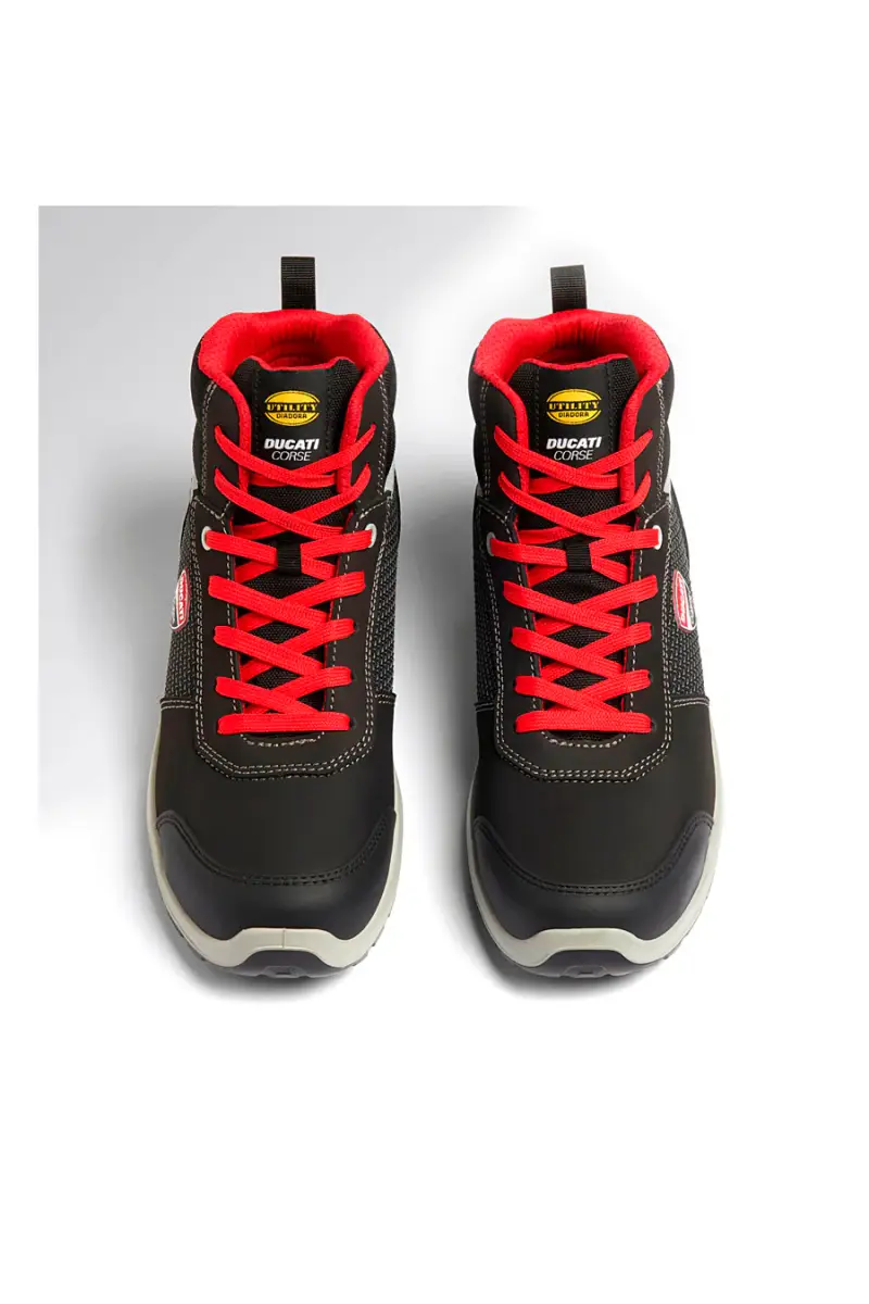 Scarpe antinfortunistiche nere mid-cut idrorepellenti Diadora Speedy Mid S3S [NERO miniatura 4