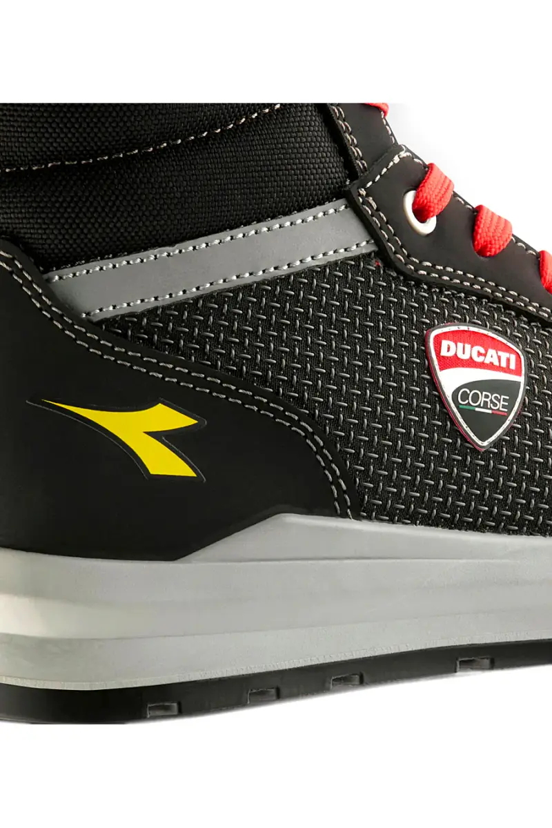 Scarpe antinfortunistiche nere mid-cut idrorepellenti Diadora Speedy Mid S3S [NERO miniatura 5