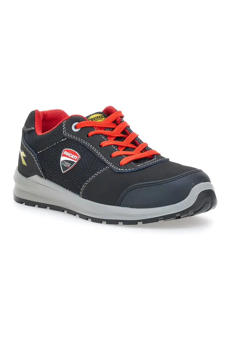 Scarpe antinfortunistiche nere S1PS FO SR SC MET FREE traspiranti Diadora Speedy Race Low [NERO miniatura 2