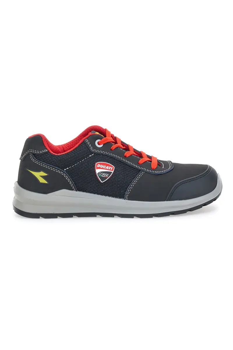 Scarpe antinfortunistiche nere S1PS FO SR SC MET FREE traspiranti Diadora Speedy Race Low [NERO