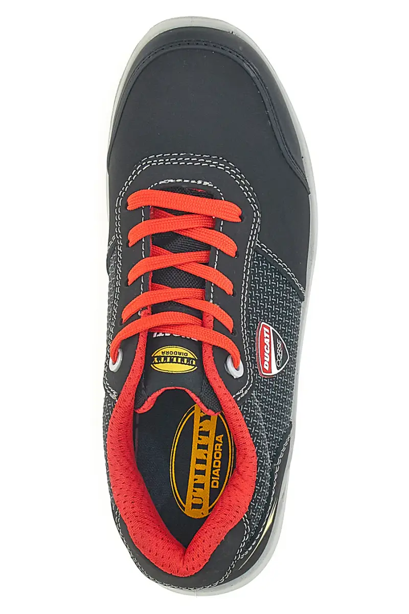 Scarpe antinfortunistiche nere S3S FO SR SC MET FREE traspiranti Diadora Speedy Race Low [NERO miniatura 3