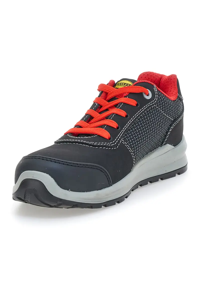 Scarpe antinfortunistiche nere S3S FO SR SC MET FREE traspiranti Diadora Speedy Race Low [NERO miniatura 4