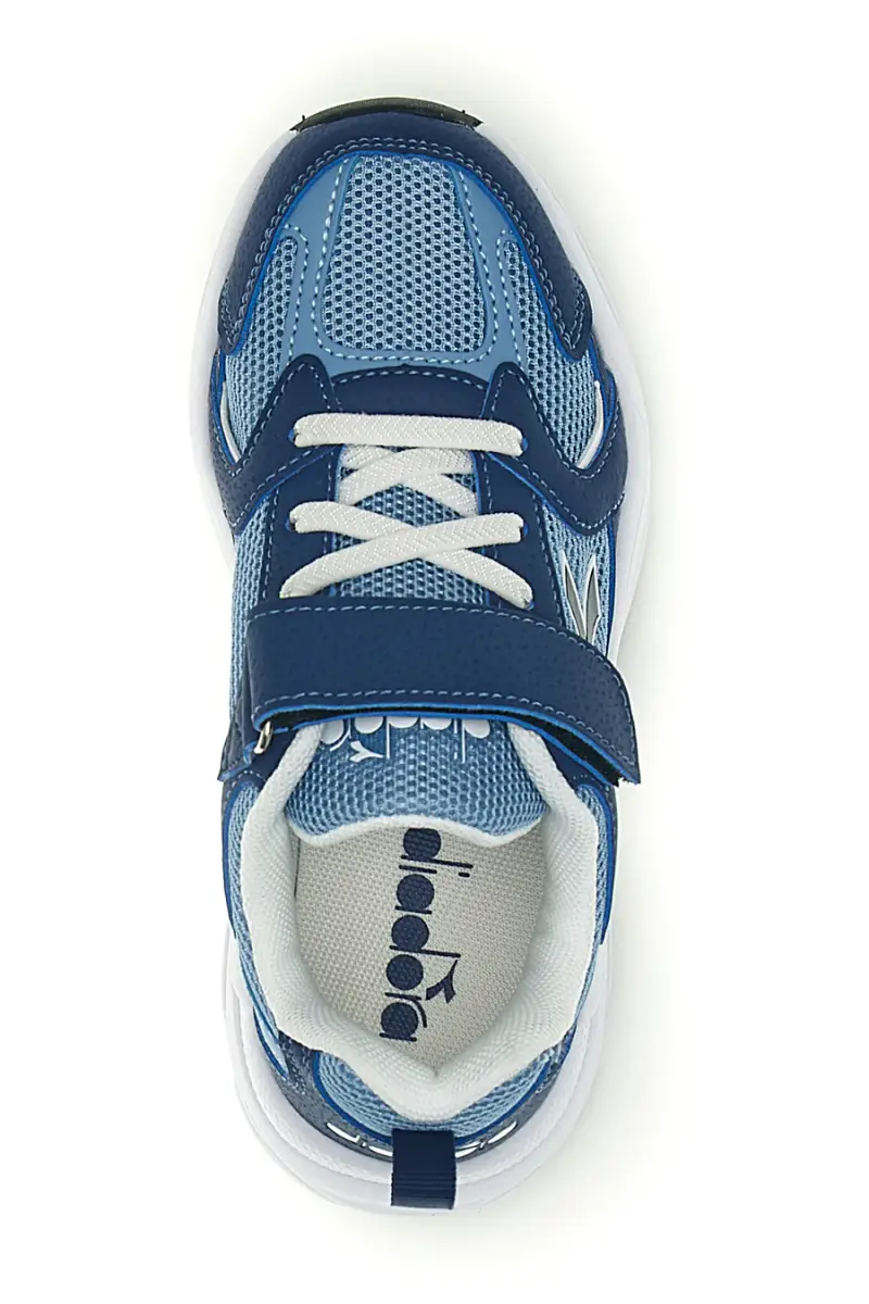 Scarpe blu con chiusura a strappo Diadora Alley PS [NAVY] miniatura 3