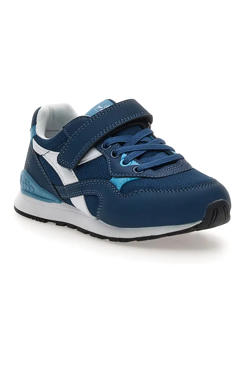 Scarpe blu con strappo in materie sintetiche Diadora N.92 ps [BLUE] miniatura 2