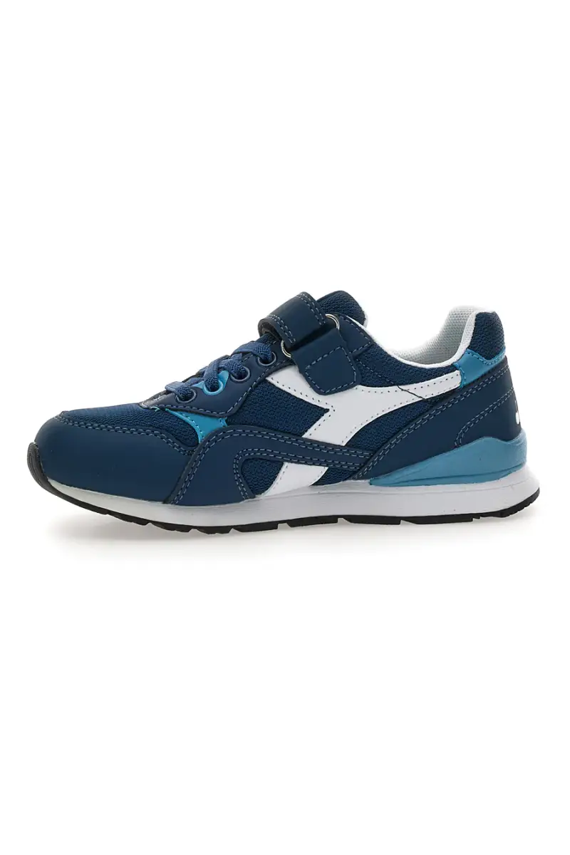 Scarpe blu con strappo in materie sintetiche Diadora N.92 ps [BLUE] miniatura 4