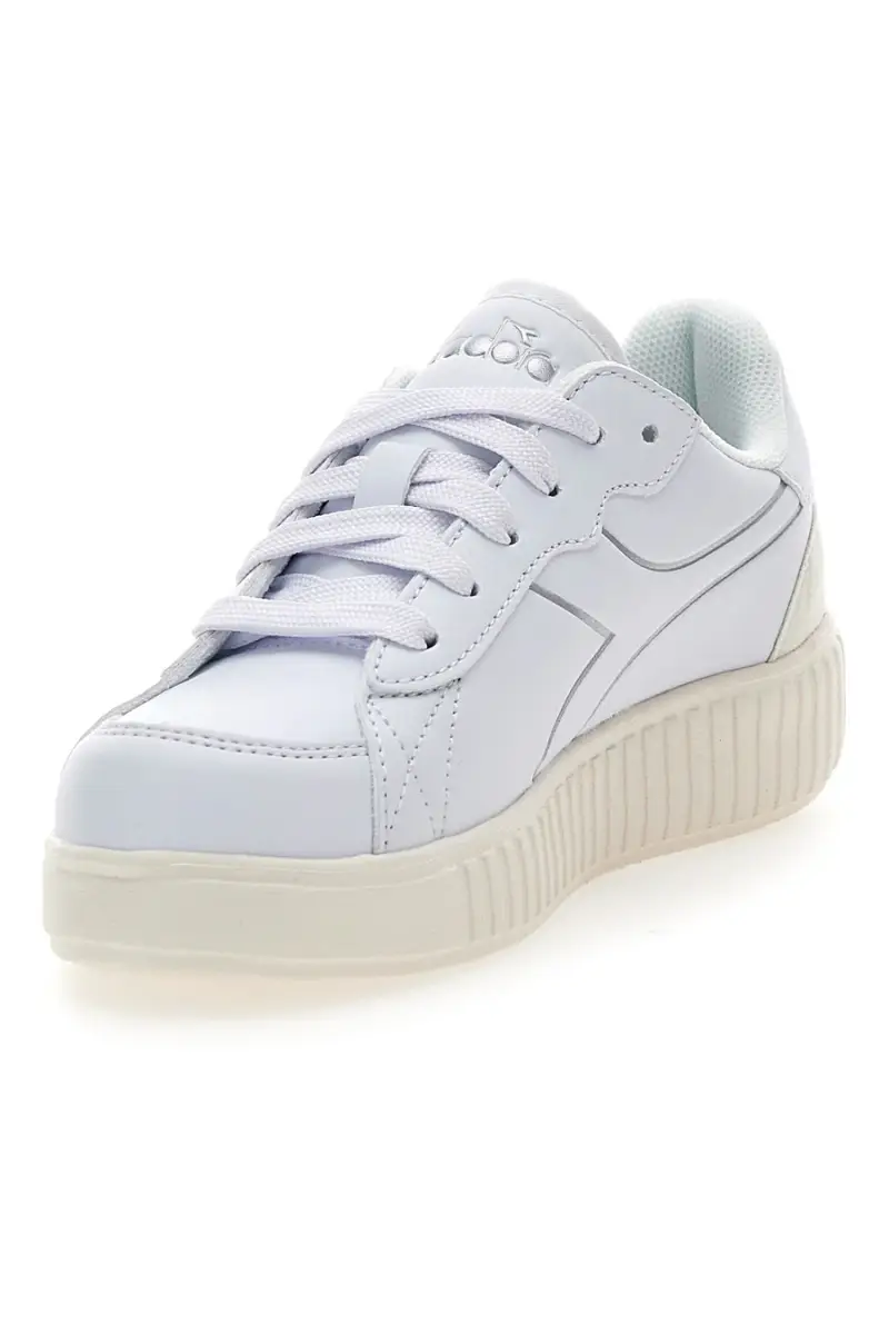 Scarpe casual bianche con suola a contrasto Diadora Game Step Tutu PS [BIANCO] miniatura 3