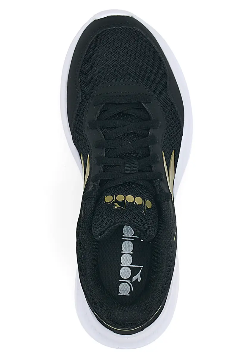 Scarpe da running nere leggere in mesh Diadora Robin 6 W [NERO miniatura 3