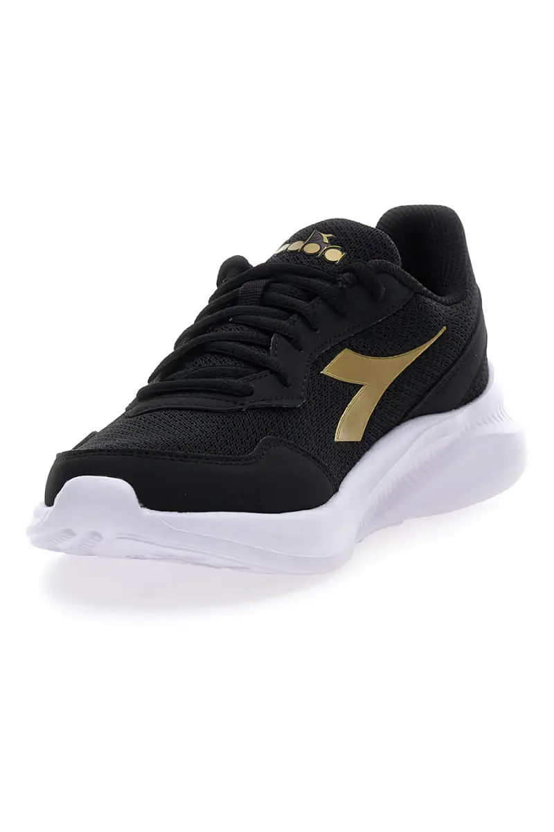 Scarpe da running nere leggere in mesh Diadora Robin 6 W [NERO miniatura 4