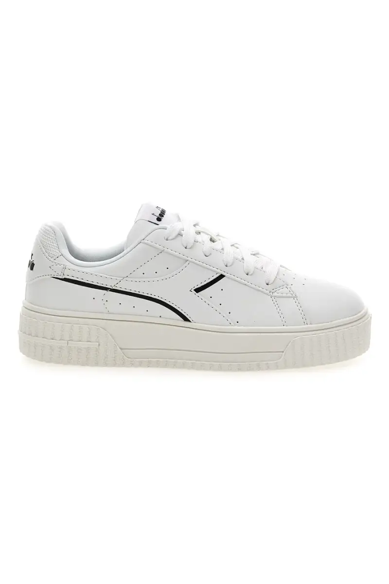 Sneaker da donna bianche con platform Diadora Jace Double Wn [BIANCO]