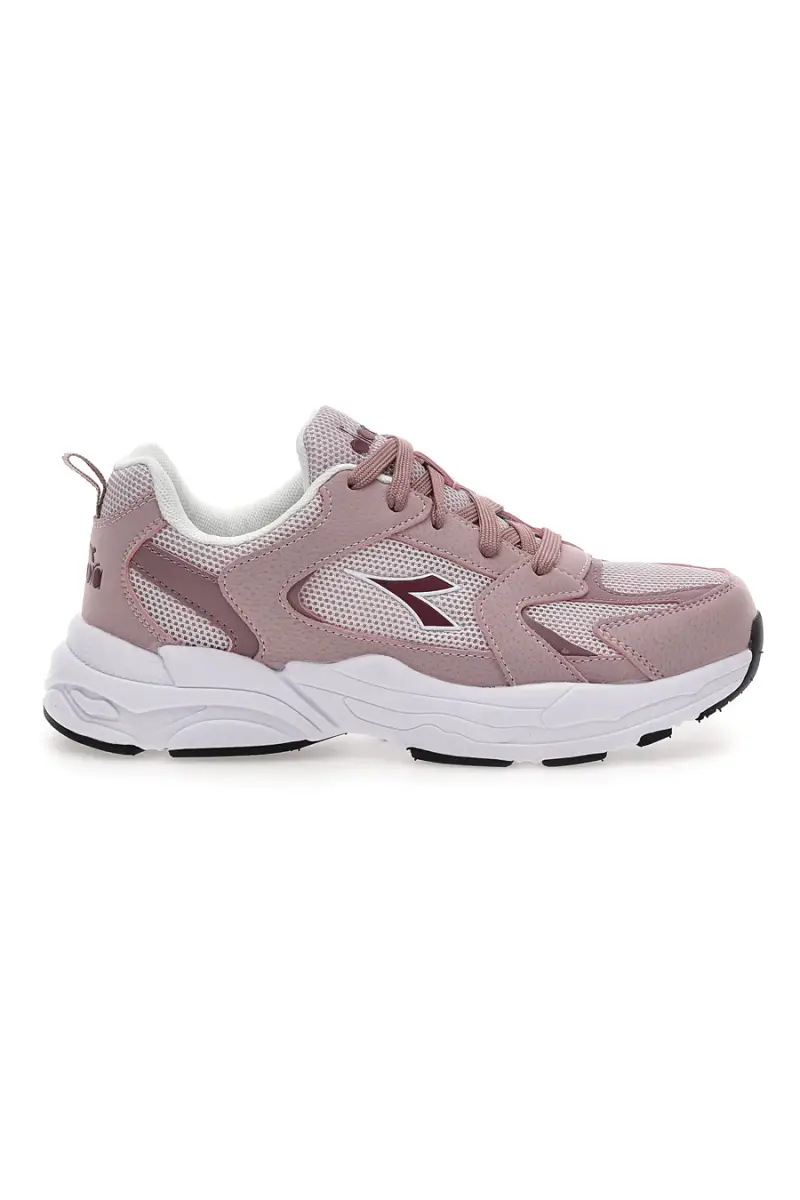 Sneaker da ragazza rosa con inserti a contrasto Diadora Alley GS [ROSA]
