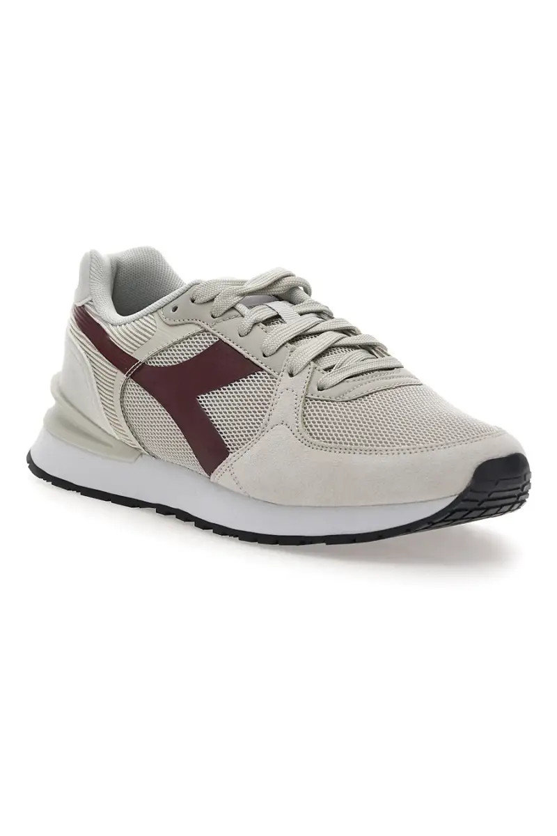 Sneakers beige e bordeaux DD Comfort Diadora Fenice [BEIGE] miniatura 2