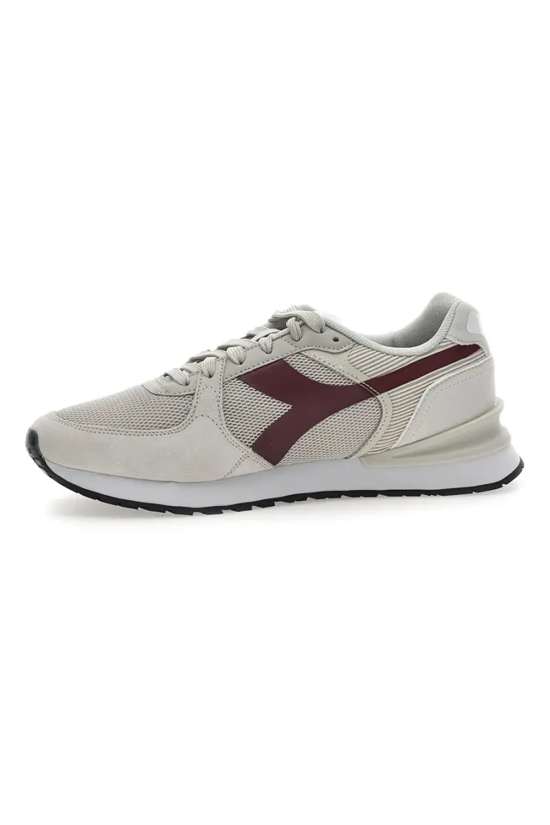 Sneakers beige e bordeaux DD Comfort Diadora Fenice [BEIGE] miniatura 4