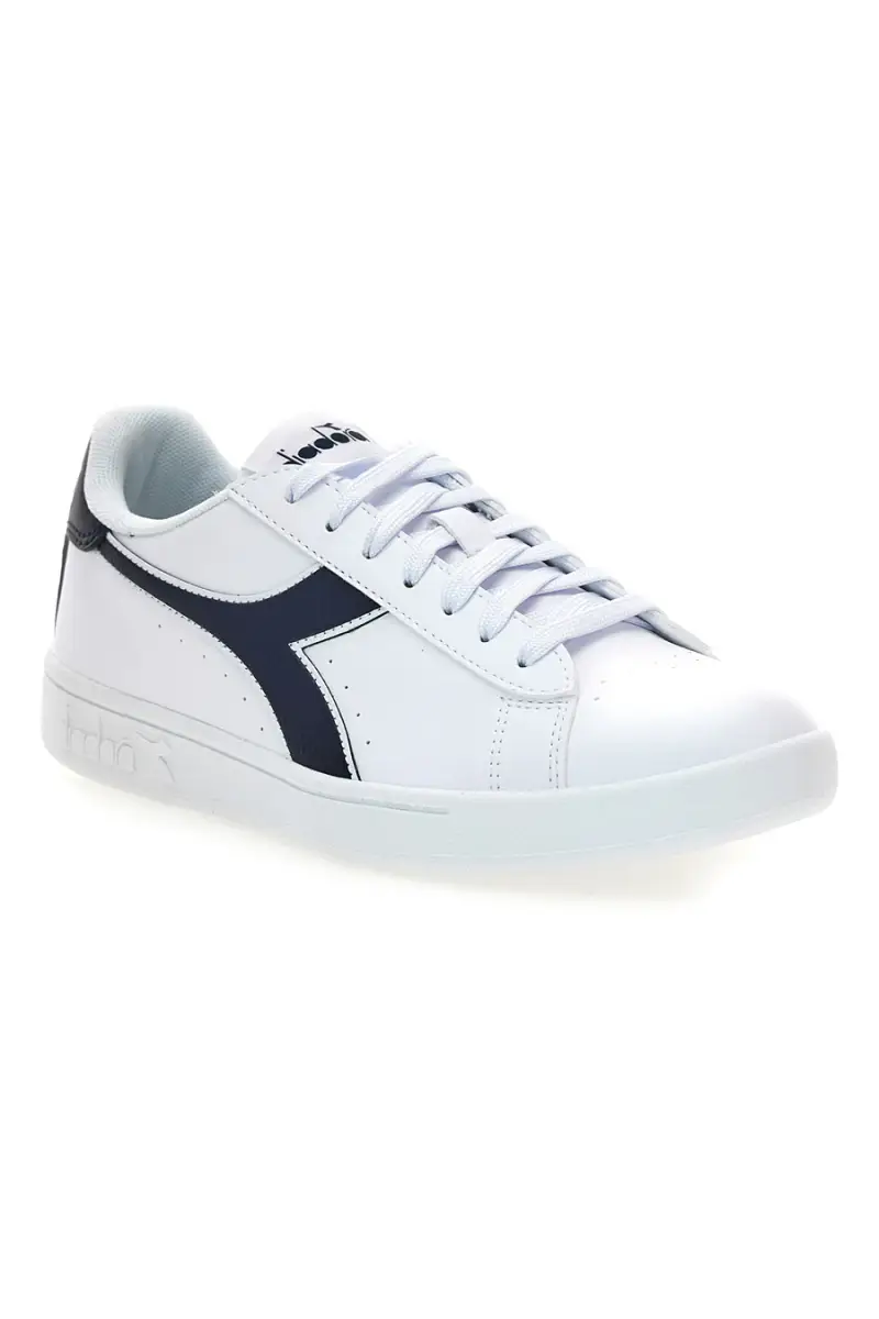 Sneakers bianche con dettagli blu Diadora 178327 C4656 [BIANCO] miniatura 2
