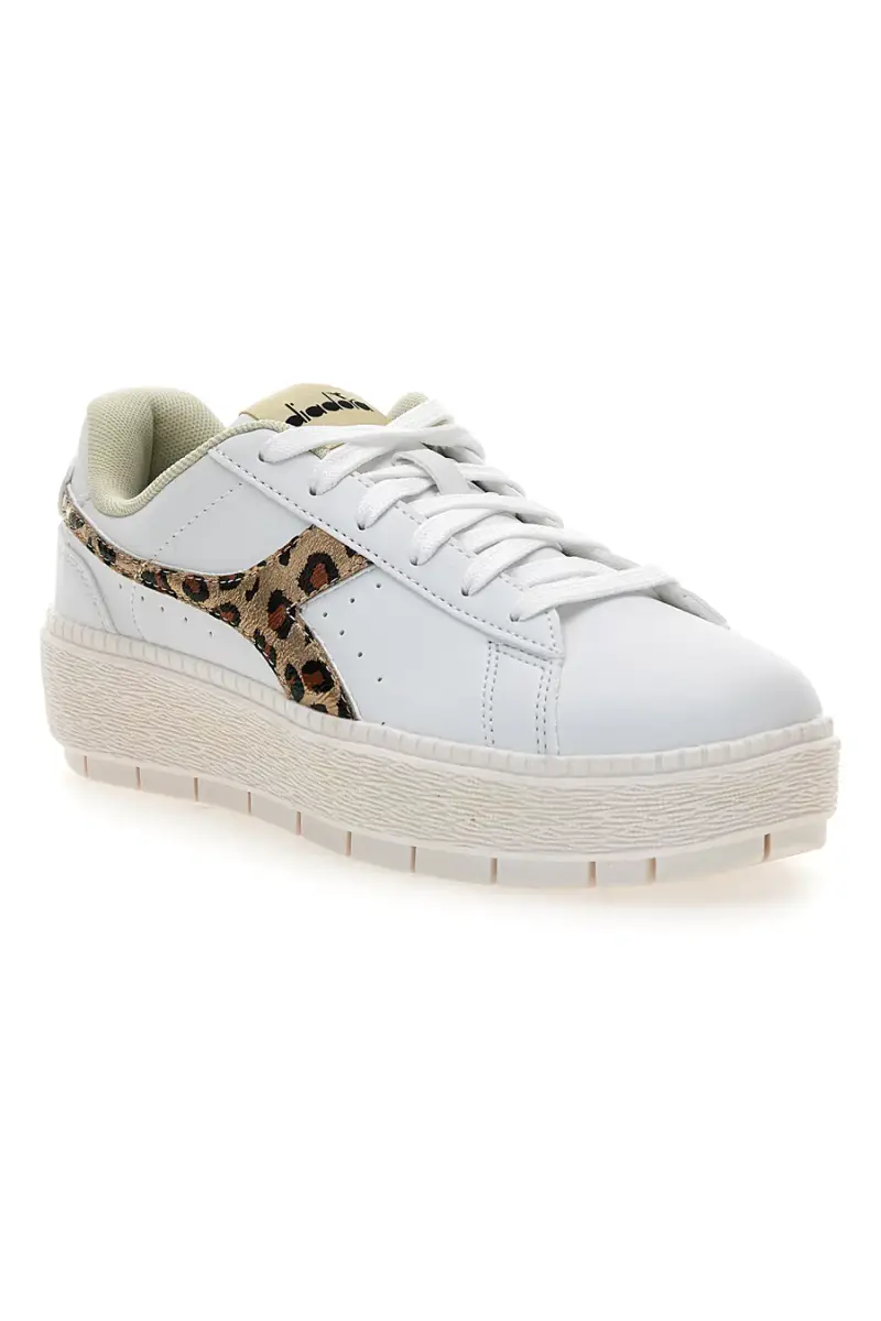 Sneakers bianche con dettaglio animalier Diadora Jace Jungle [BIANCO miniatura 2