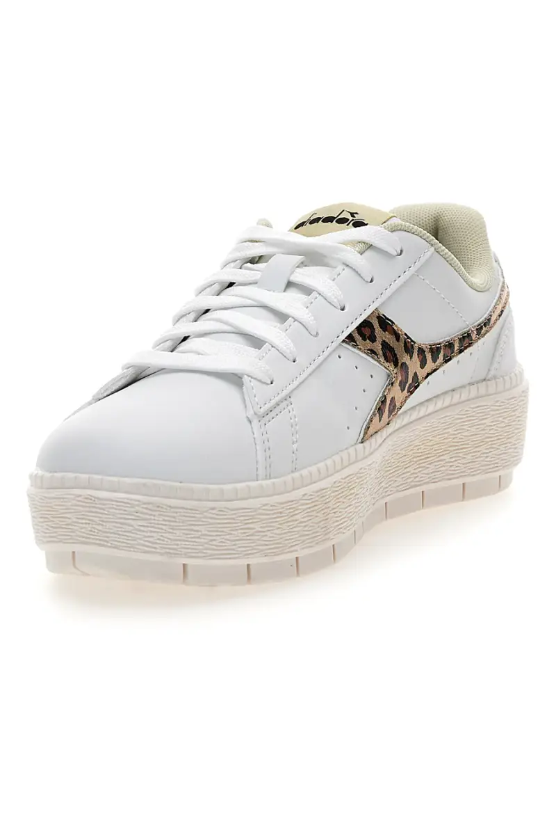 Sneakers bianche con dettaglio animalier Diadora Jace Jungle [BIANCO miniatura 4