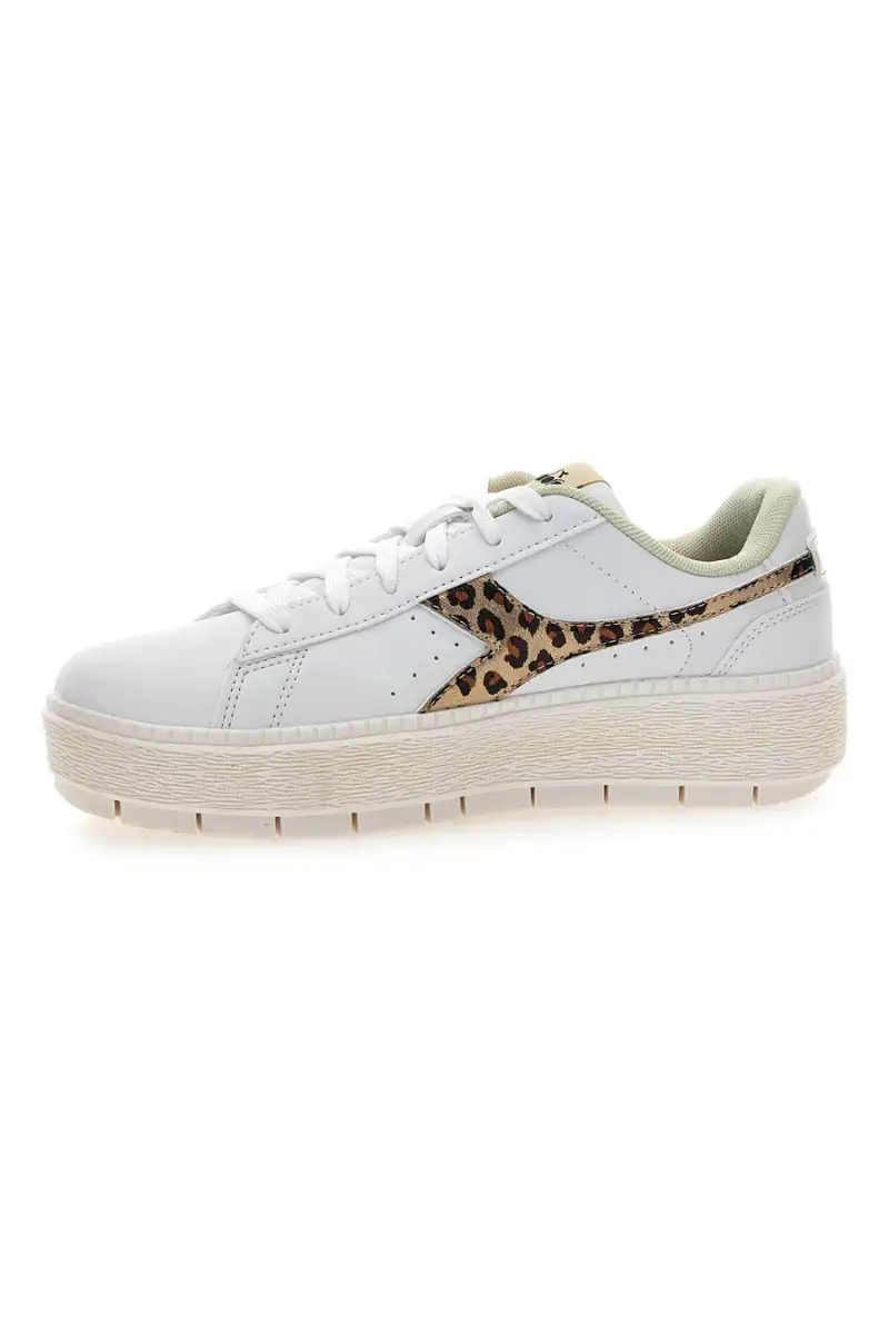 Sneakers bianche con dettaglio animalier Diadora Jace Jungle [BIANCO miniatura 5
