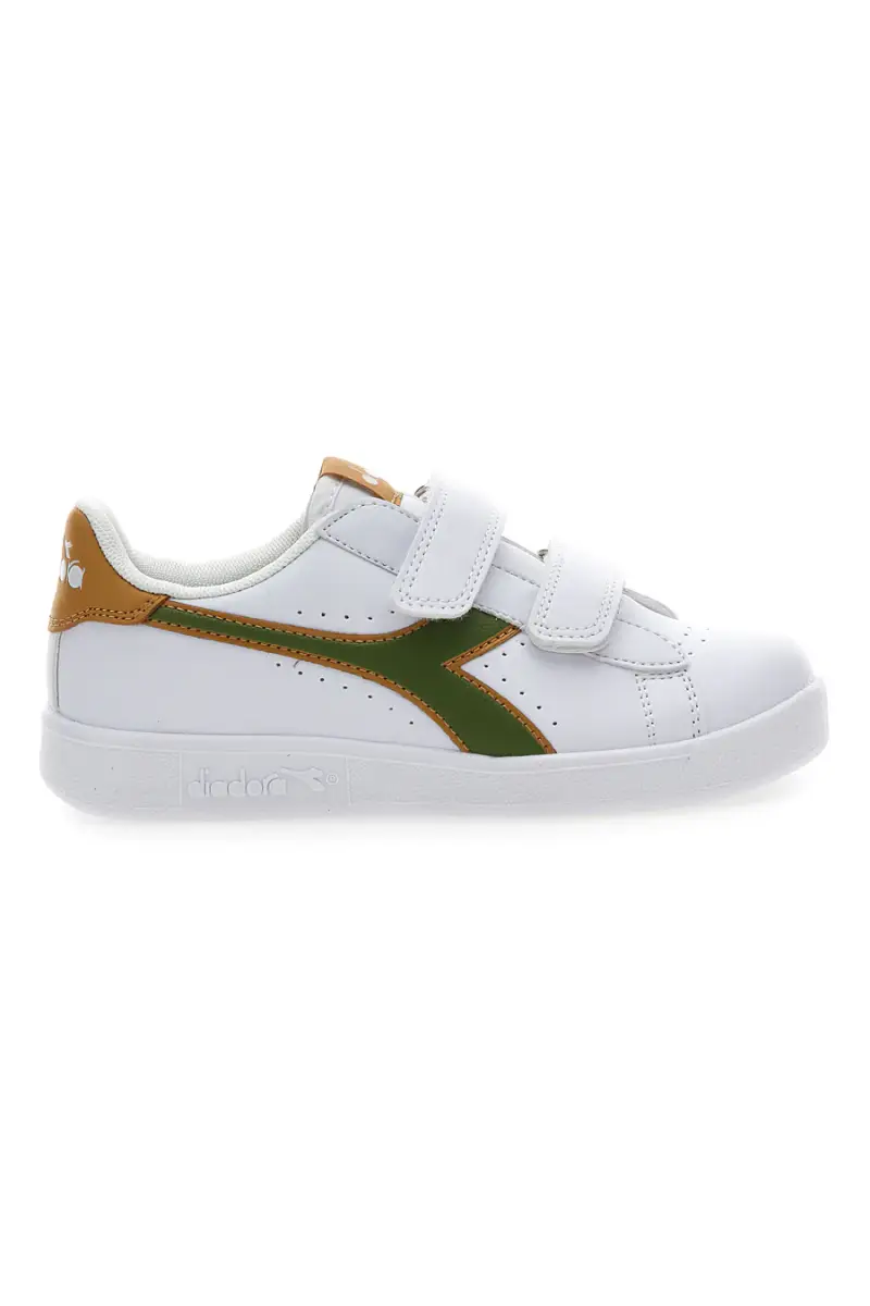Sneakers bianche con velcro Diadora Game P PS [BIANCO]