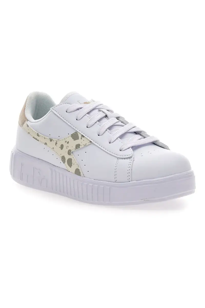 Sneakers bianche Diadora Game Stop Moon GS [BIANCO] miniatura 2