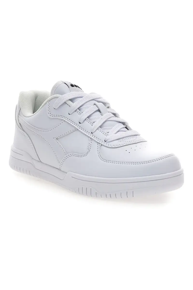 Sneakers bianche stile tennis Diadora Raptor Low GS [BIANCO] miniatura 2