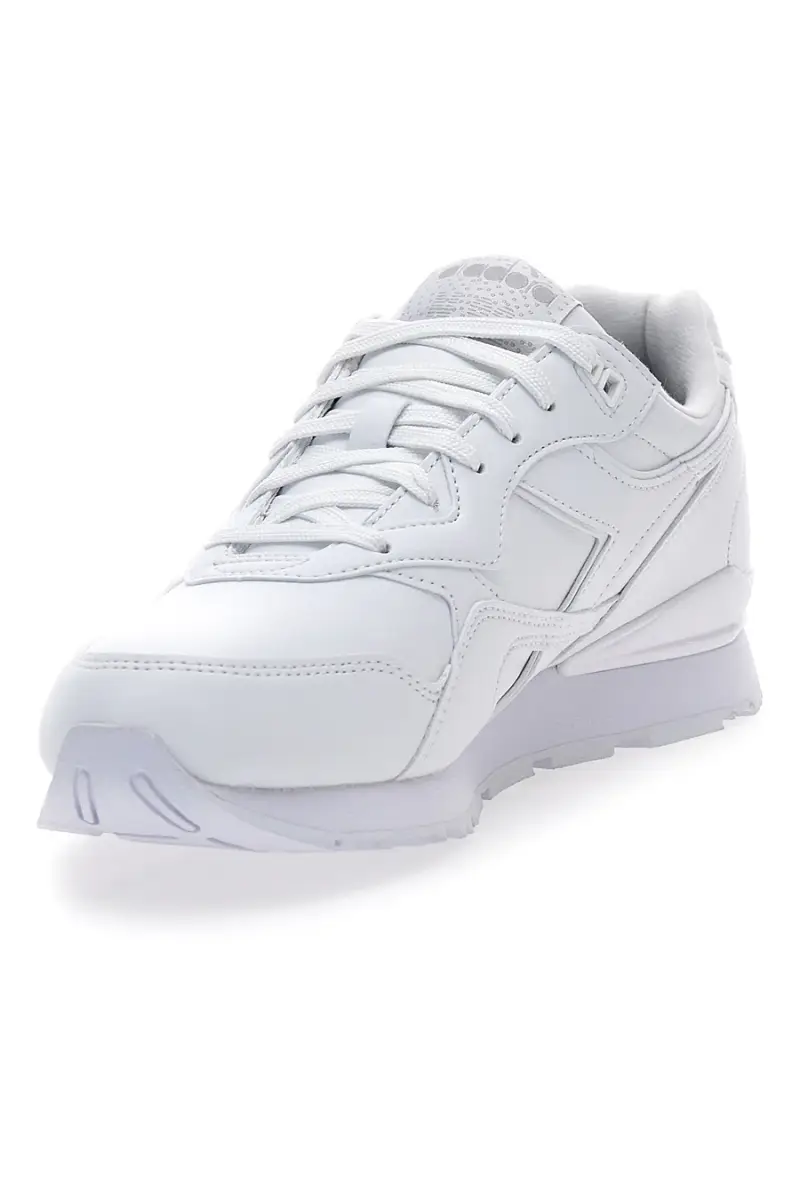 Sneakers bianche tomaia liscia Diadora N 92 L [BIANCO] miniatura 4