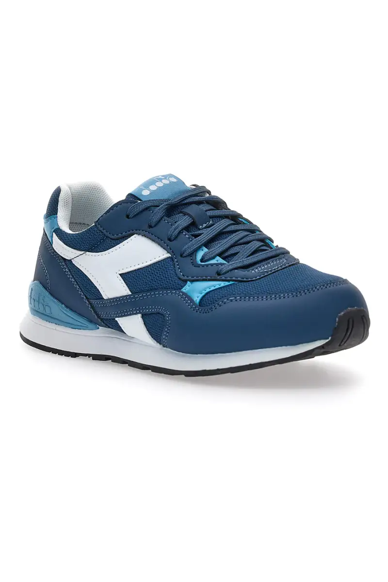 Sneakers blu con dettagli bianchi Diadora N.92 GS [BLUE] miniatura 2