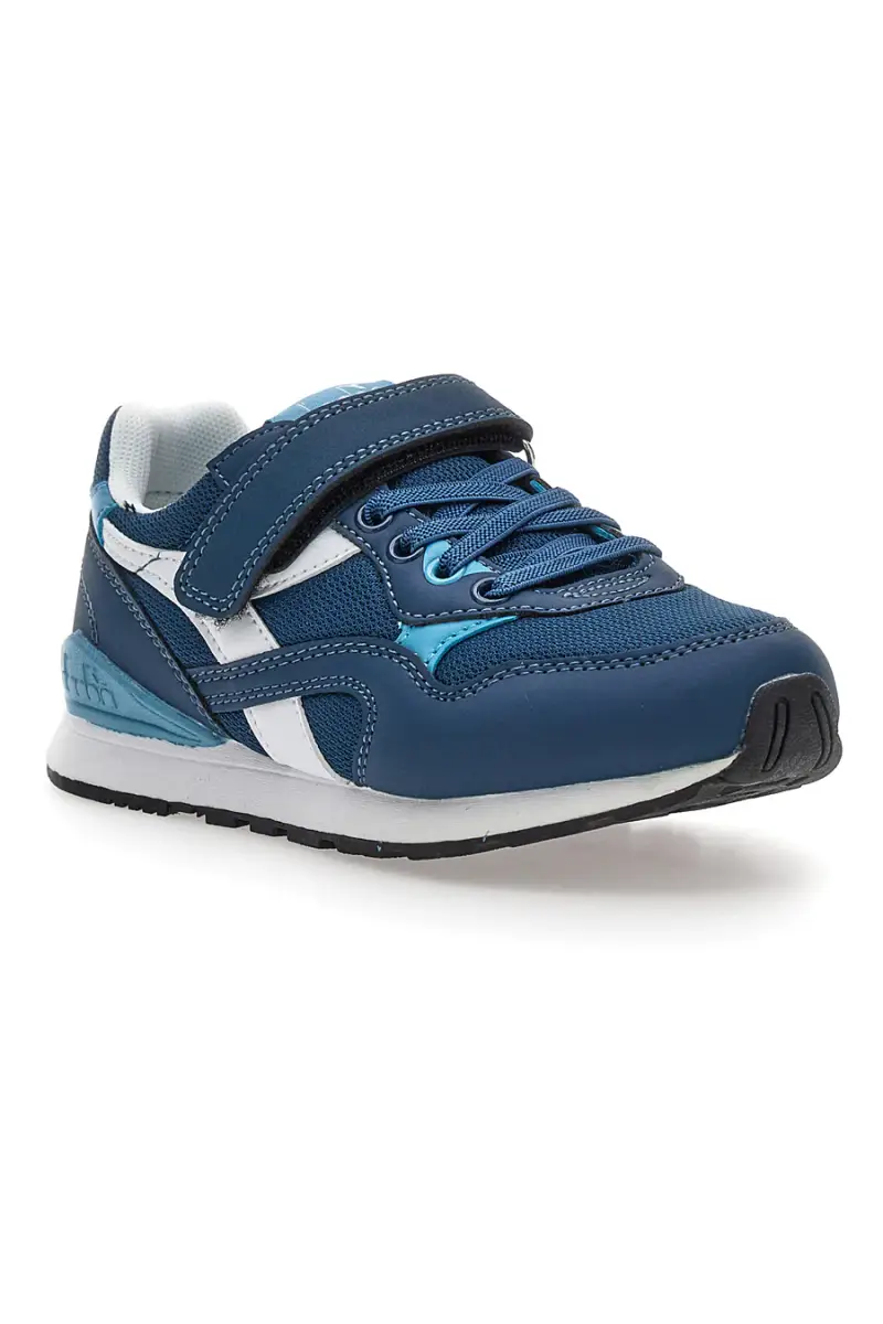 Sneakers blu con velcro Diadora N.92 PS [BLU] miniatura 2