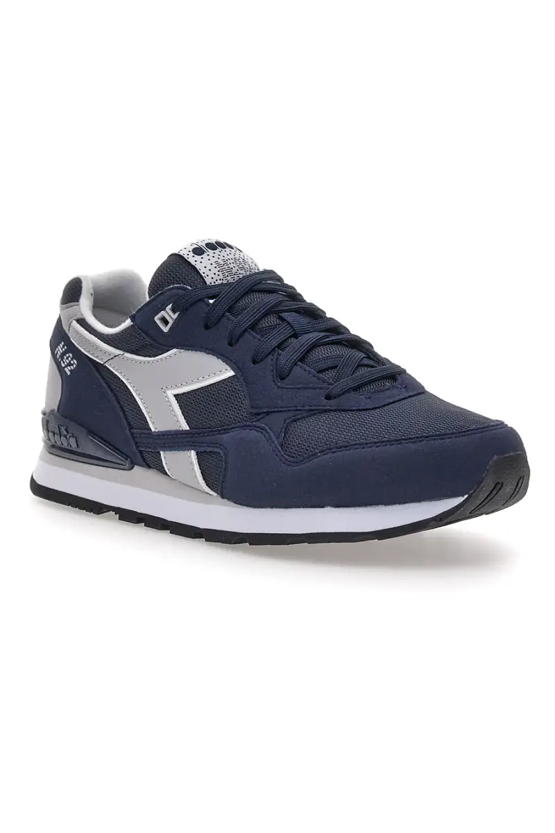 Sneakers blu e grigie Diadora N.92 DD Comfort [BLUE] miniatura 2