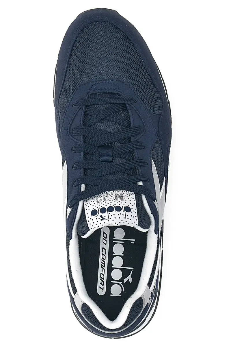 Sneakers blu e grigie Diadora N.92 DD Comfort [BLUE] miniatura 3