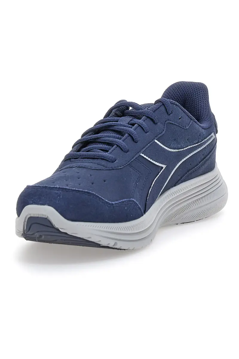 Sneakers blu in tessuto traspirante Diadora Eagle S [BLU miniatura 3