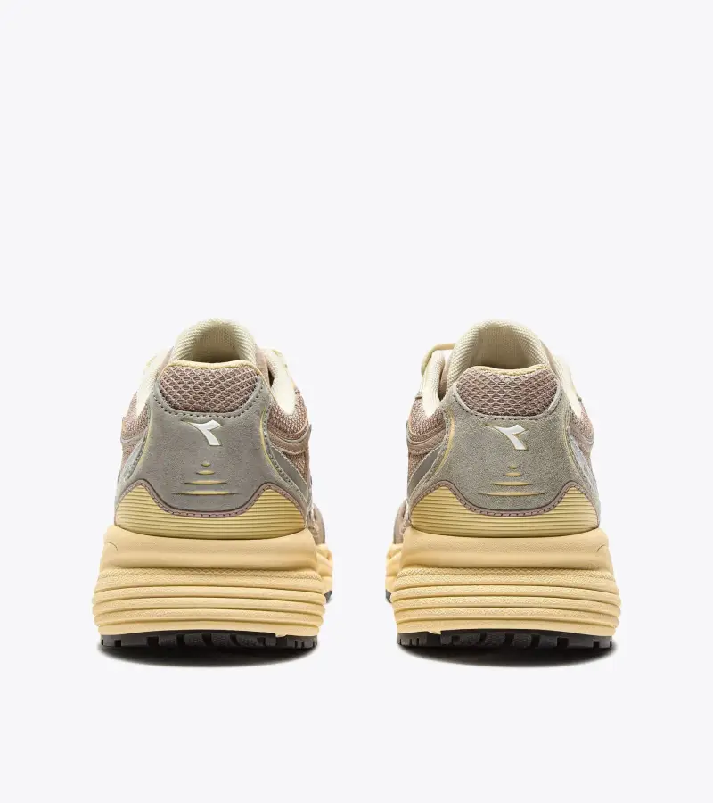 Diadora Sneakers chunky beige e grigio miniatura 3