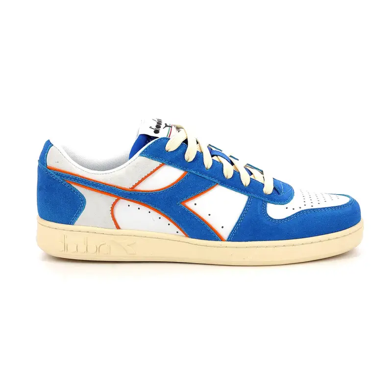 Sneakers Diadora Magic Basket Low Suede Leather Royal/White Adulto | Diadora Blu
