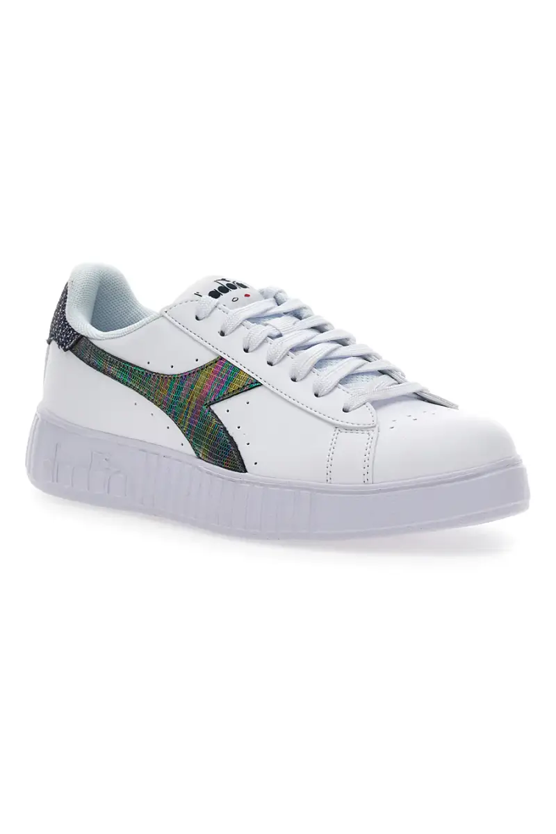 Sneakers Diadora Step P Refraction Bianche [BIANCO miniatura 2