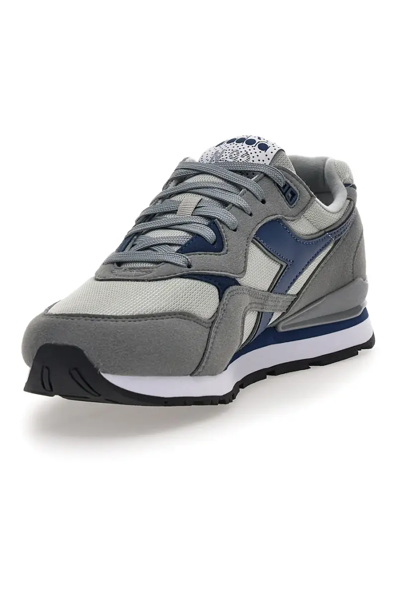 Sneakers grigie e blu DD Comfort Diadora N 92 [GRIGIO miniatura 3
