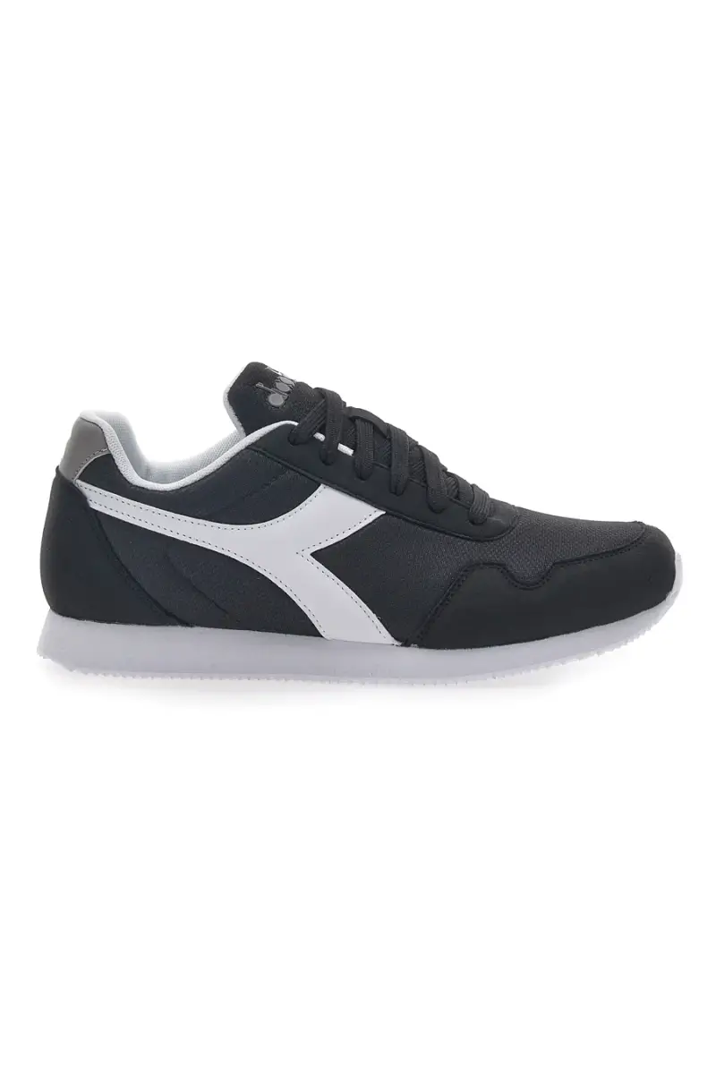 Sneakers Nere Con Logo Bianco Diadora Simple Run [NERO]