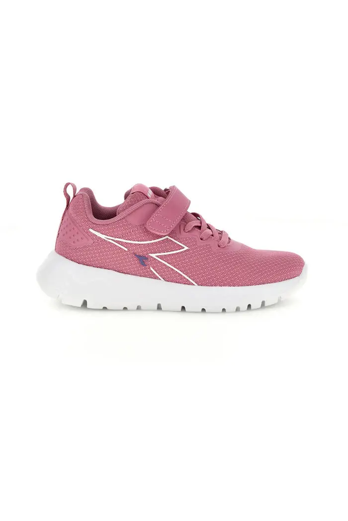 Sneakers rosa con chiusura a strappo Diadora Evo Run Ps [ROSA]