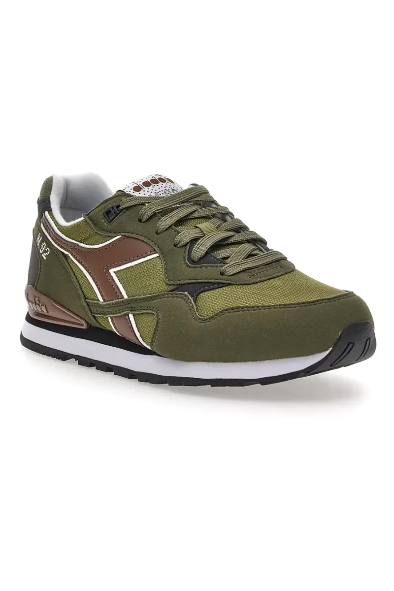 Sneakers verde militare inserti a contrasto Diadora N 92 [VERDE AVOCADO] miniatura 2