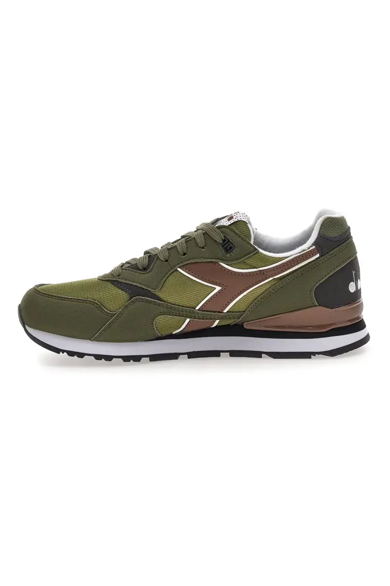 Sneakers verde militare inserti a contrasto Diadora N 92 [VERDE AVOCADO] miniatura 5