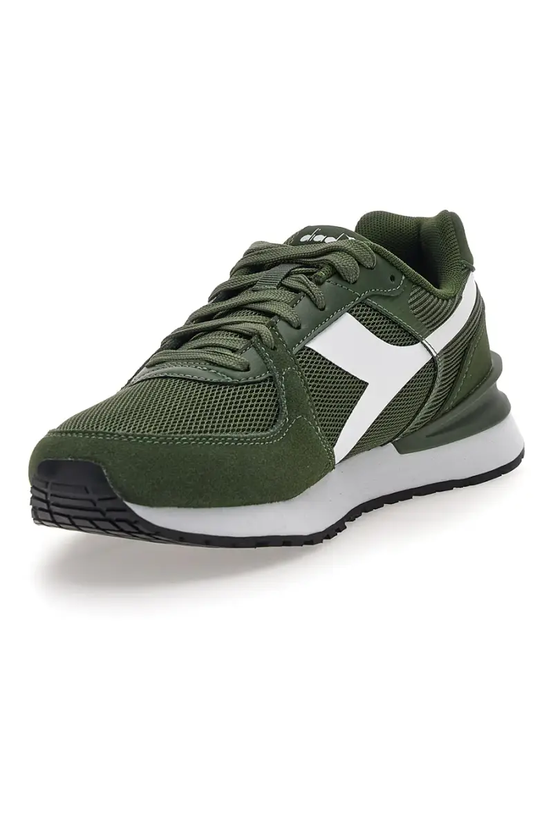 Sneakers verdi con dettagli bianchi DD Comfort Diadora Fenice [VERDE] miniatura 3