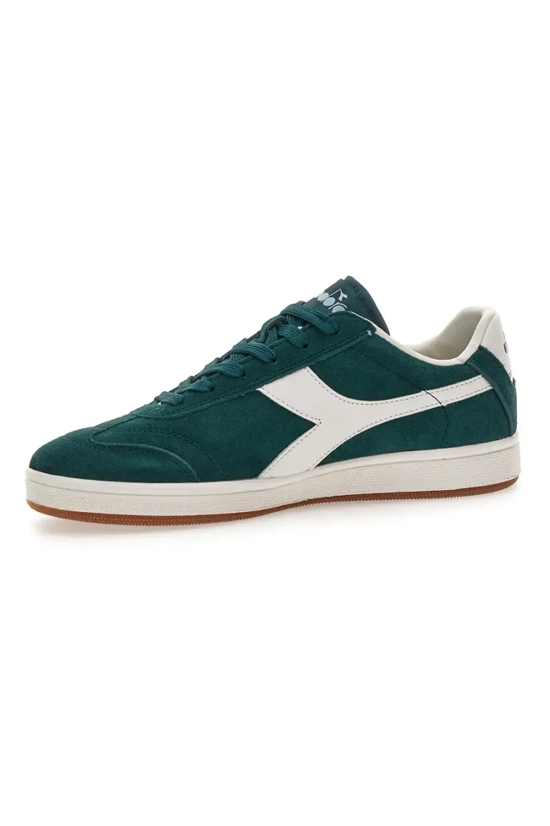 Sneakers verdi in suede con logo laterale Diadora Kick [VERDE] miniatura 4