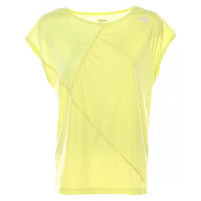 T-Shirt Donna Run Bright Green Sunny Lime L