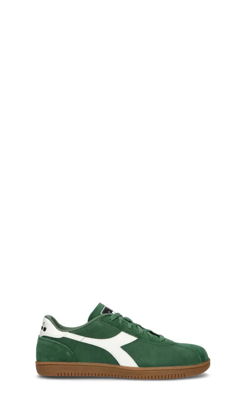 TOKIO Sneaker uomo verde in suede Vario
