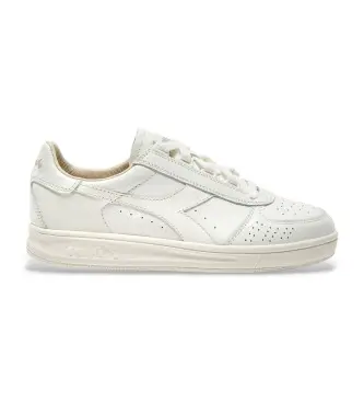 unisex 201181586 Sneakers bianche B Elite '84 Italia (36 5), Pelle, Bianco, Basso, Stringhe, Casual