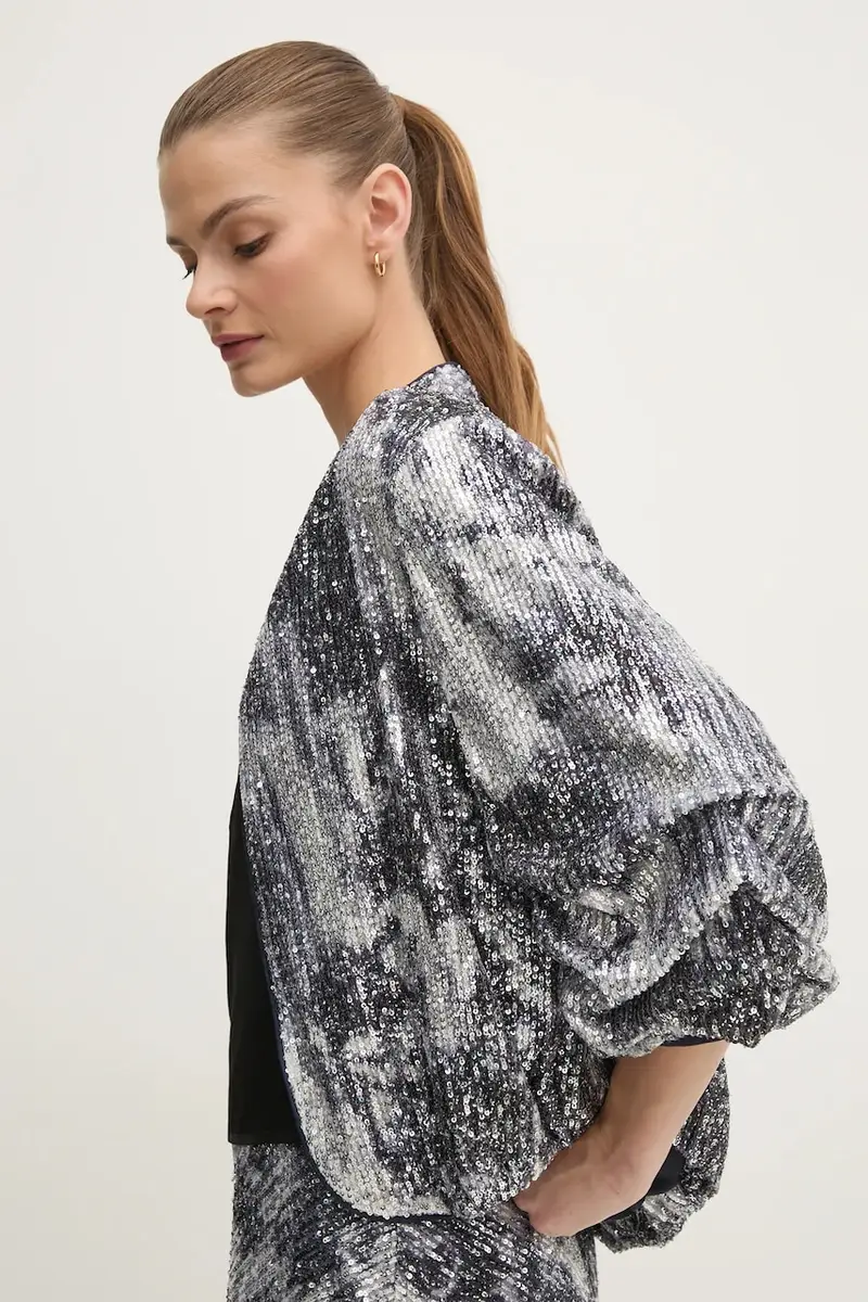 giacca colore argento DVFJS4S003