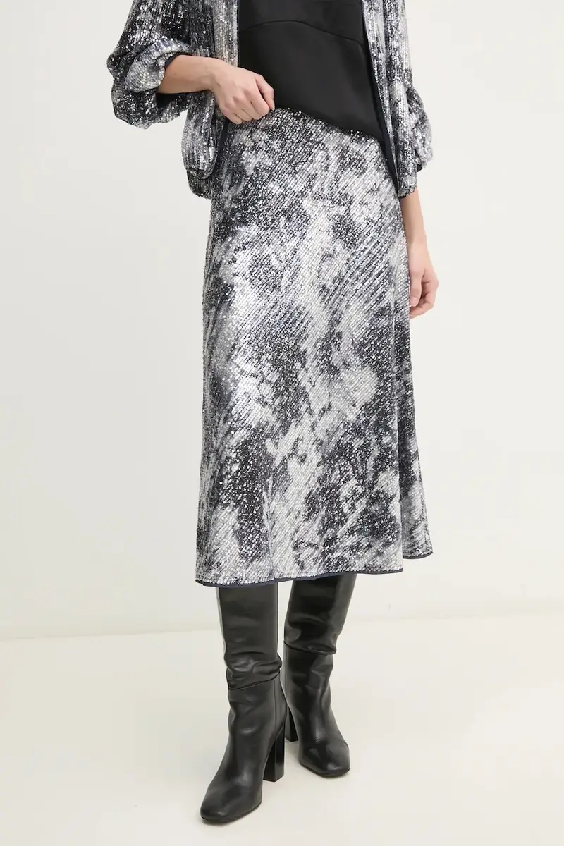 gonna colore argento DVFKM4S004