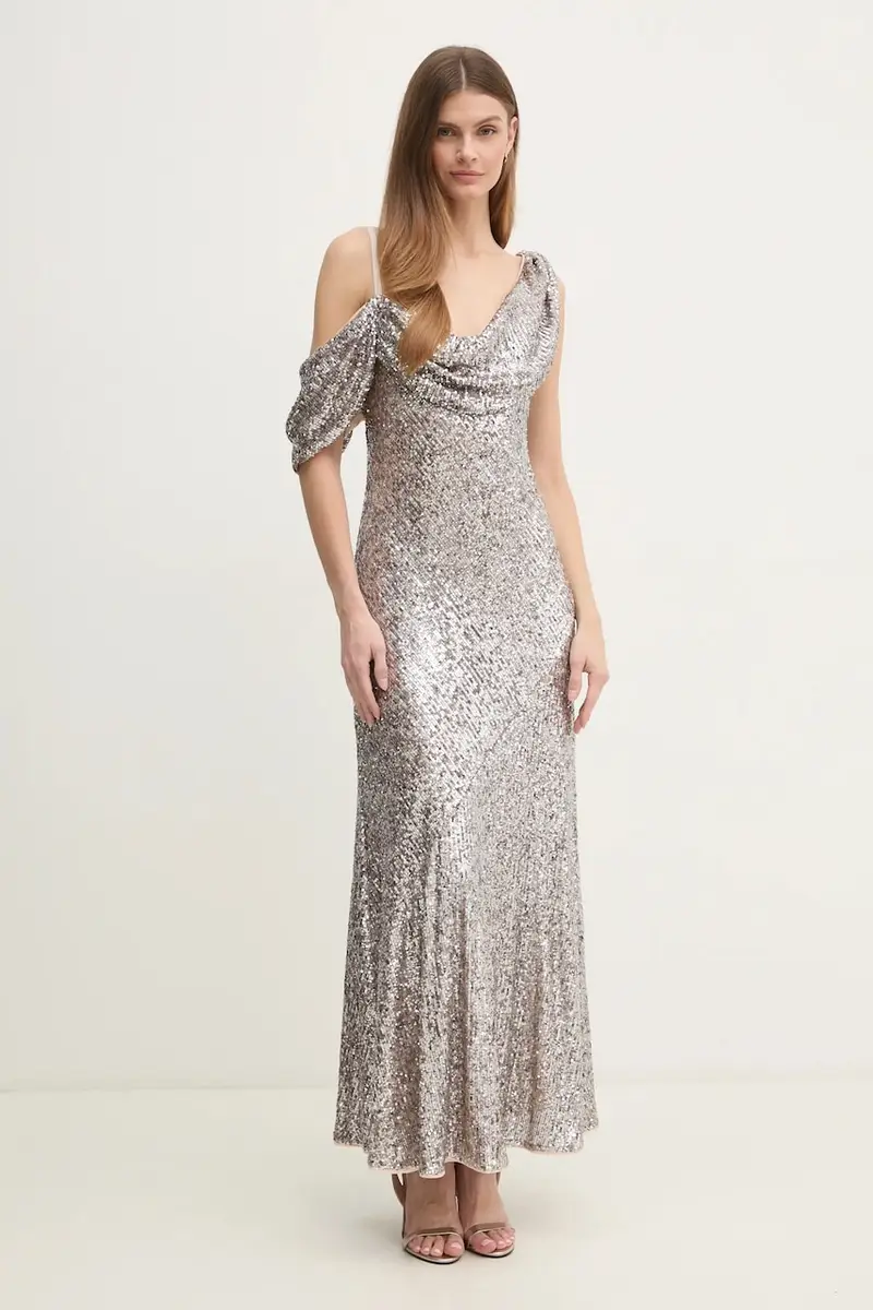 vestito colore argento DVFGL4S010