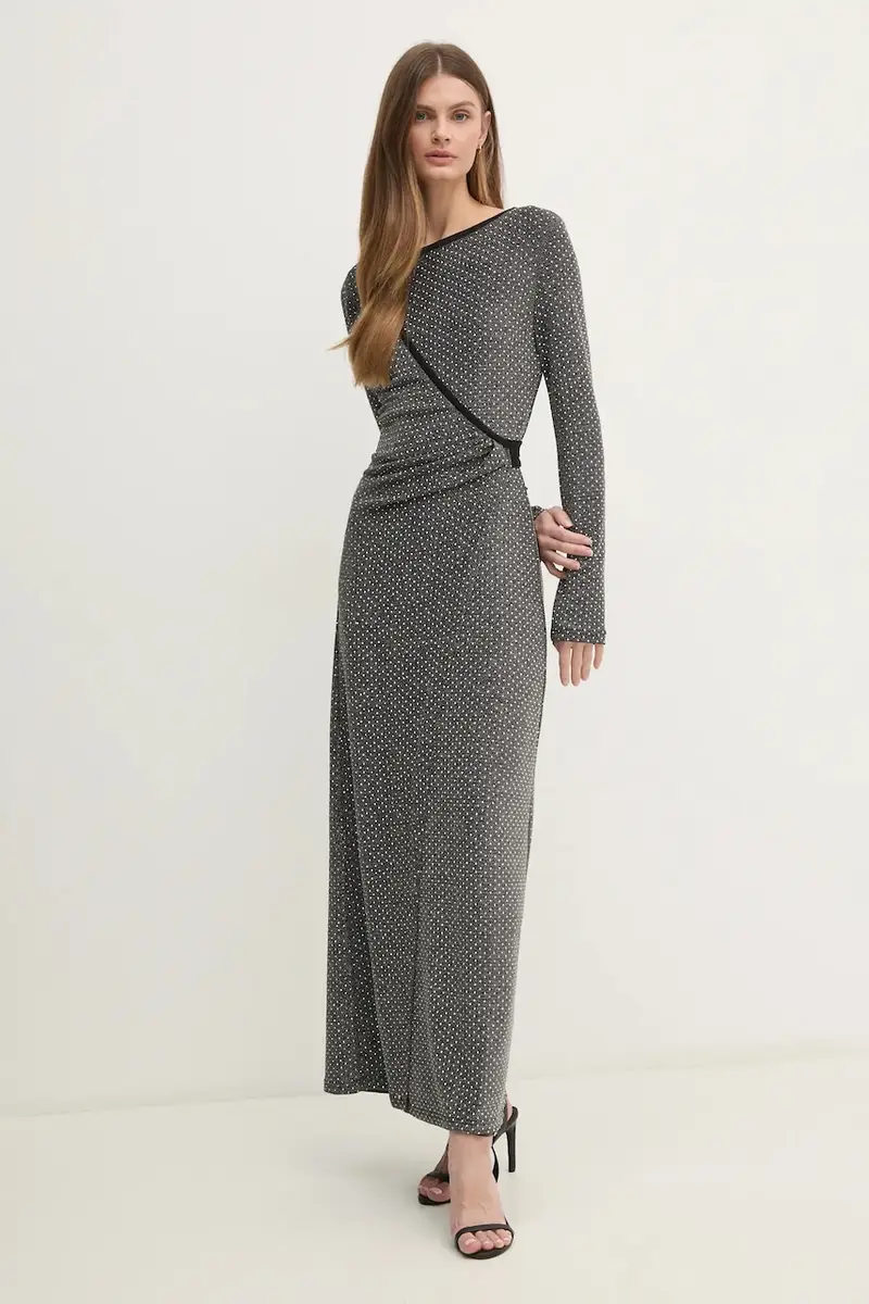 vestito colore grigio DVFDW4S011