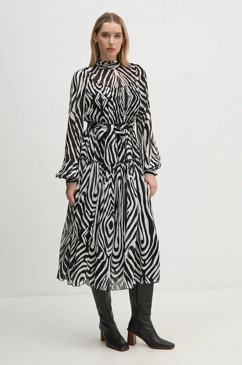 vestito colore nero DVFDL3S002